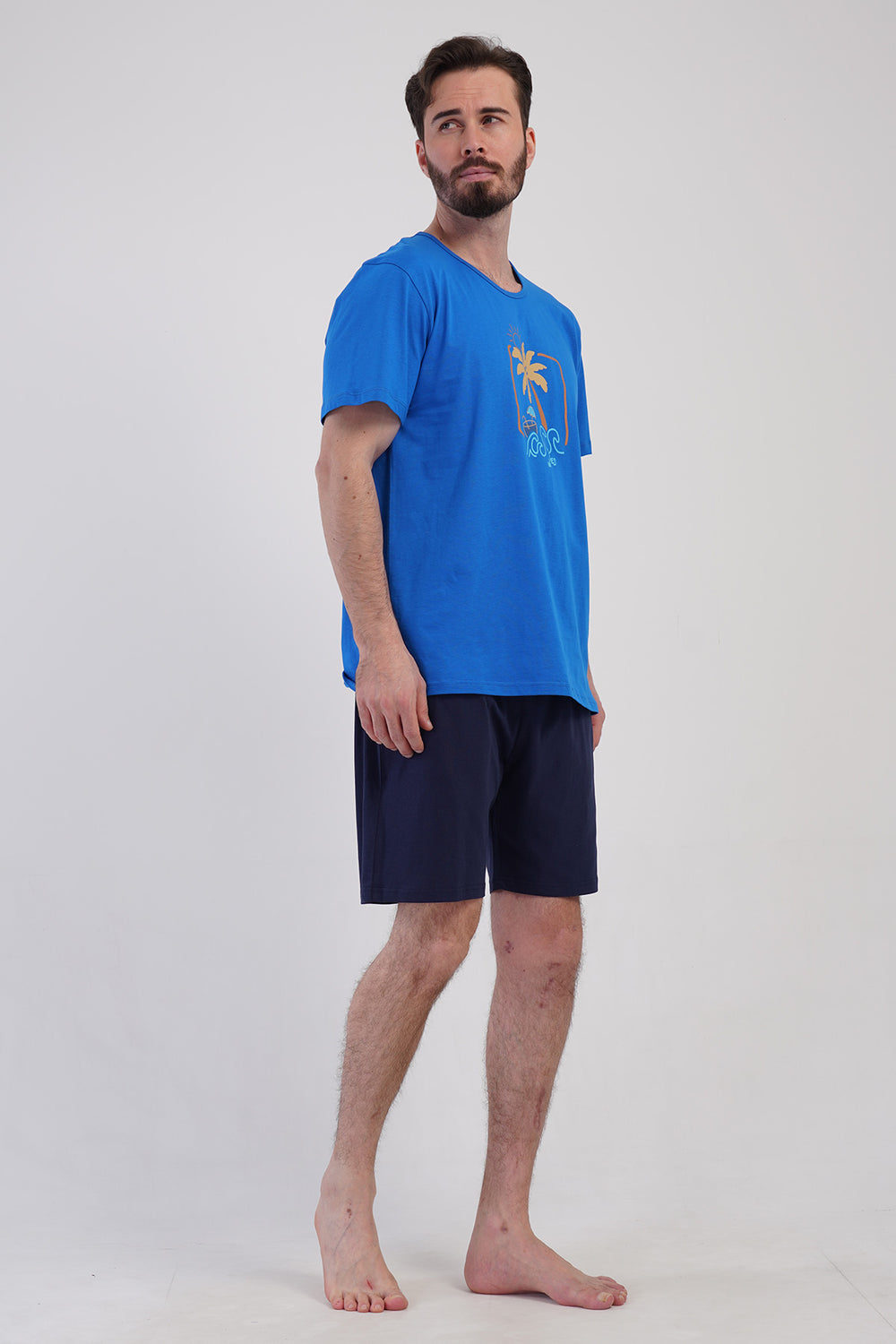 Man Supreme Big Size Mecy Short Set