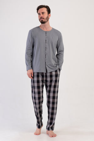 ERKEK XXL PIJAMA TAKIM SUPREM 409191 - VienettaGRI1XL