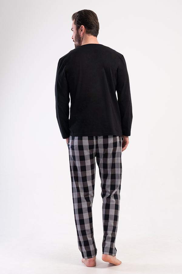 ERKEK XXL PIJAMA TAKIM SUPREM 409191 - VienettaSIYAH2XL
