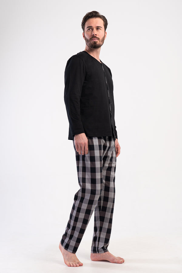 ERKEK XXL PIJAMA TAKIM SUPREM 409191 - VienettaSIYAH2XL