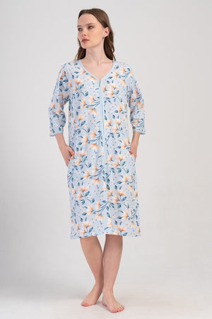 KADIN XXL EV ELBISESI SUPREM 409193 - VienettaMAVI1XL