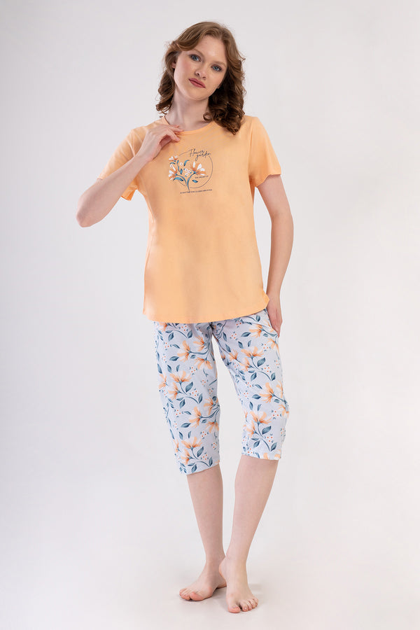 KADIN XXL KAPRI TAKIM SUPREM 409197 - Vienetta1.GrupSOFT PINK