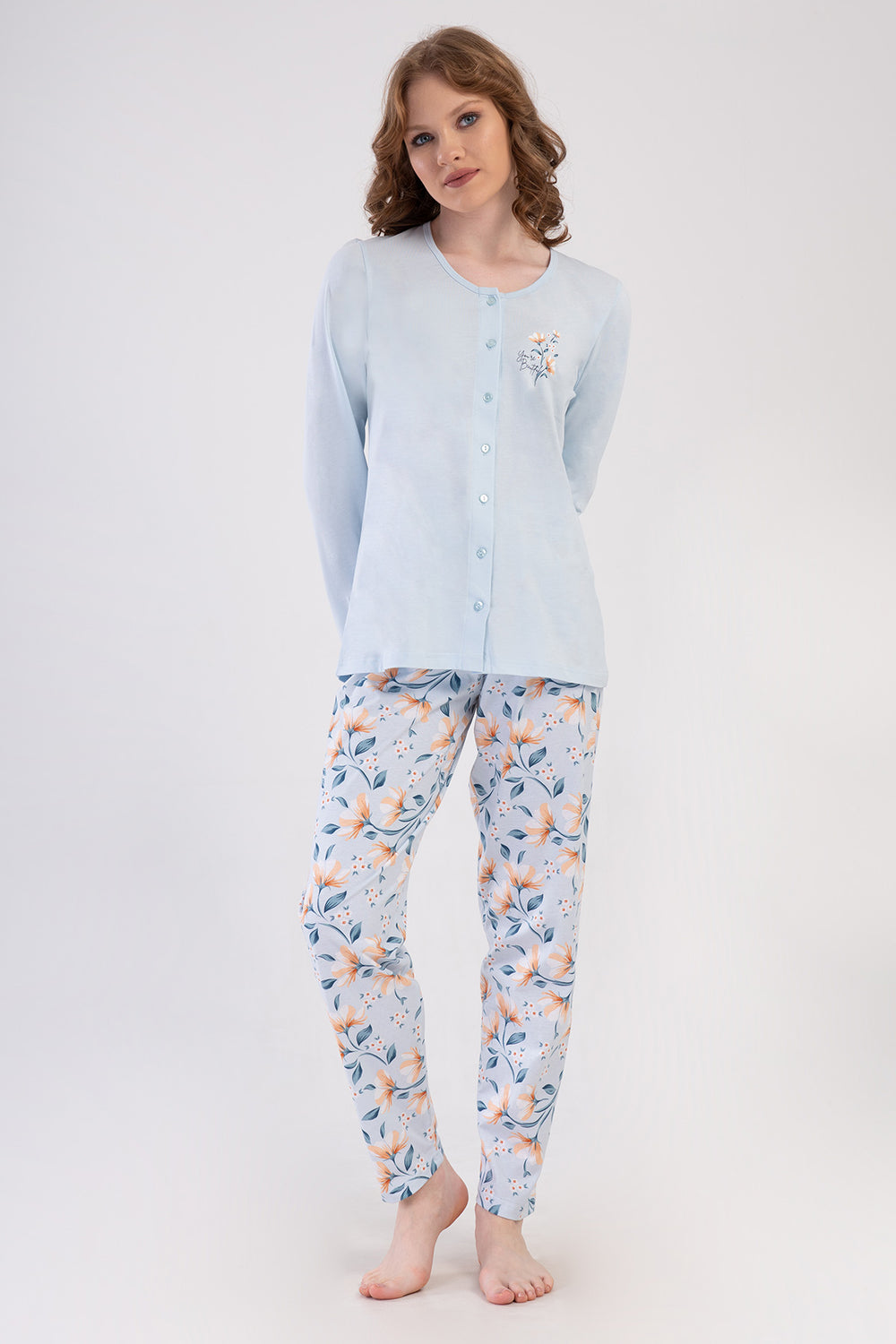 Woman Supreme Big Size Desta Pyjama Set