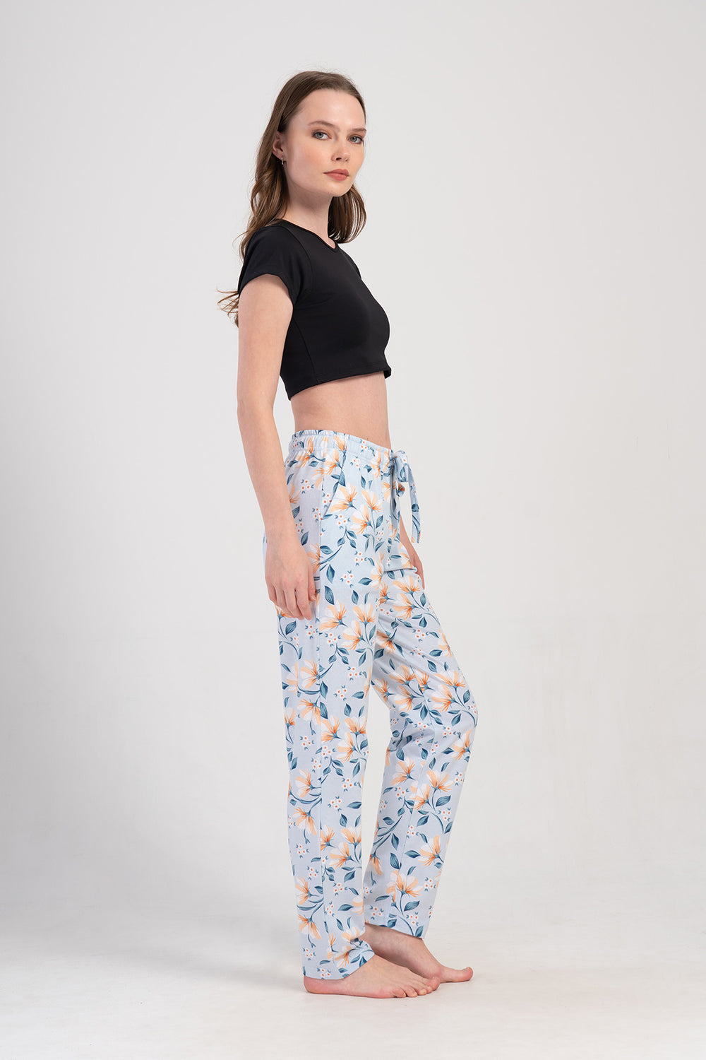 KADIN TEK ALT PIJAMA SUPREM 409199 - VienettaMAVIL