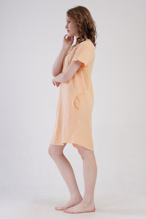 KADIN XXL TUNIK SUPREM 409203 - VienettaSOFT PINK1XL