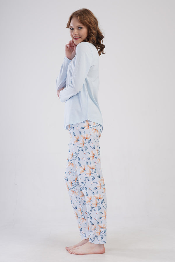 KADIN PIJAMA TAKIM SUPREM 409204 - Vienetta1.GrupMAVI