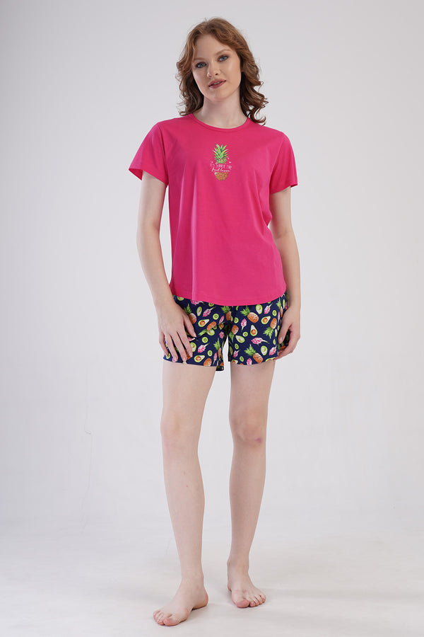 Woman Supreme Kiva Short Set - Vienetta1.Grup10LACIVERT