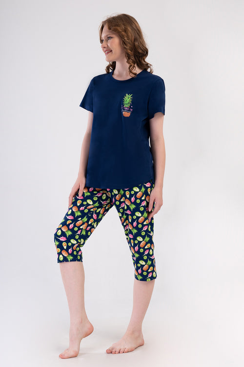 KADIN BATTAL XXL KAPRI TAKIM SUPREM 409209 - Vienetta1.GrupY.LACIVERT