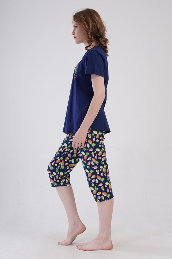 Woman Supreme Big Size Kiva Capri Set