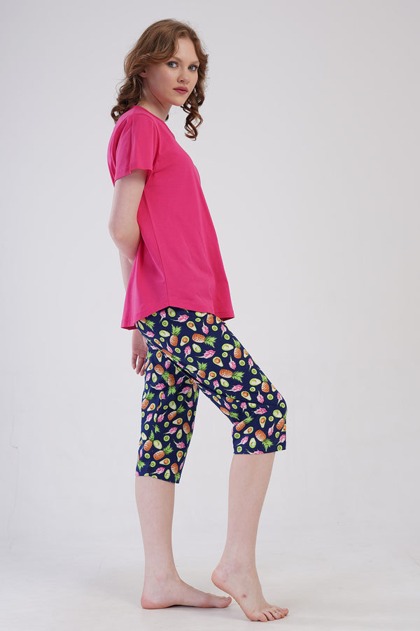 Woman Supreme Big Size Kiva Capri Set