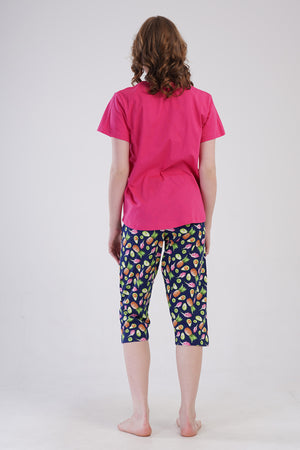 Woman Supreme Big Size Kiva Capri Set