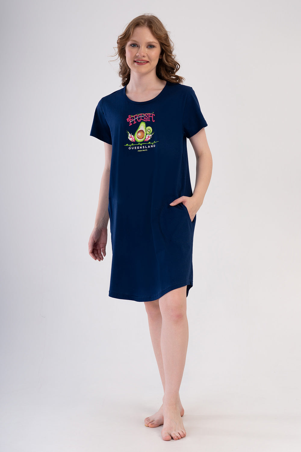 KADIN XXL TUNIK SUPREM 409210 - Vienetta1.GrupY.LACIVERT