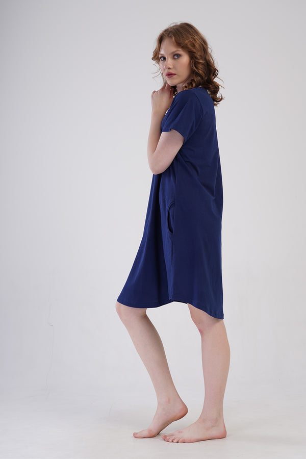 KADIN XXL TUNIK SUPREM 409210 - Vienetta1.GrupY.LACIVERT