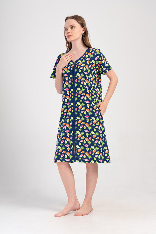 Woman Supreme Big Size Kiva Home Dress
