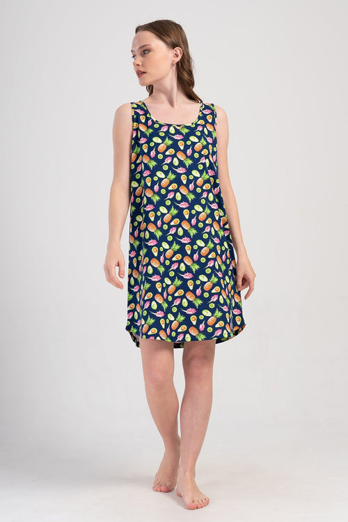 KADIN TUNIK SUPREM 409212 - Vienetta1.GrupY.LACIVERT