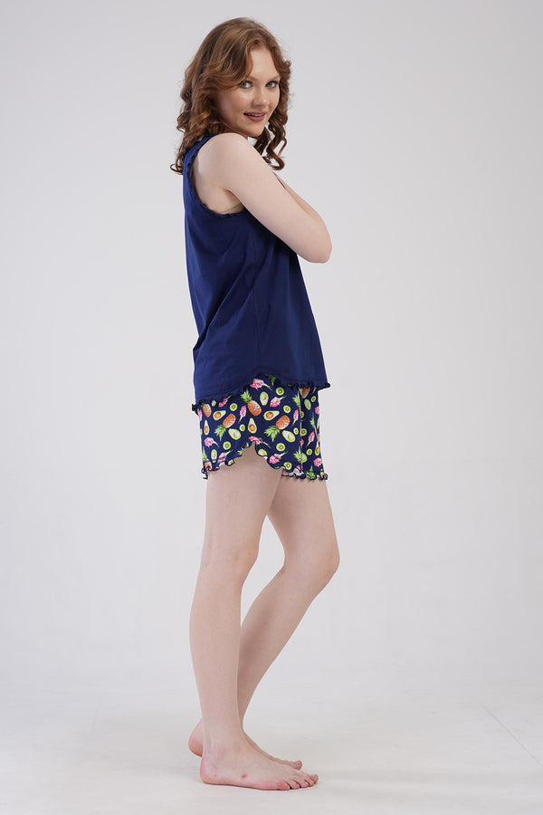 Woman Supreme Big Size Thick Strap Short Set