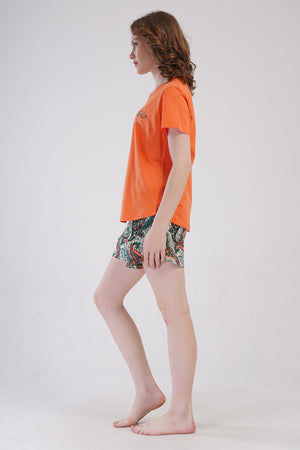 Woman Supreme Big Size Helon Short Set