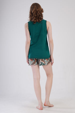 Woman Supreme Big Size Helon Thick Strap Short Set