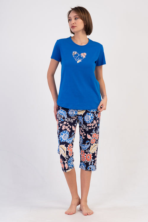 Woman Supreme Zila Short Sleeve Capri Set