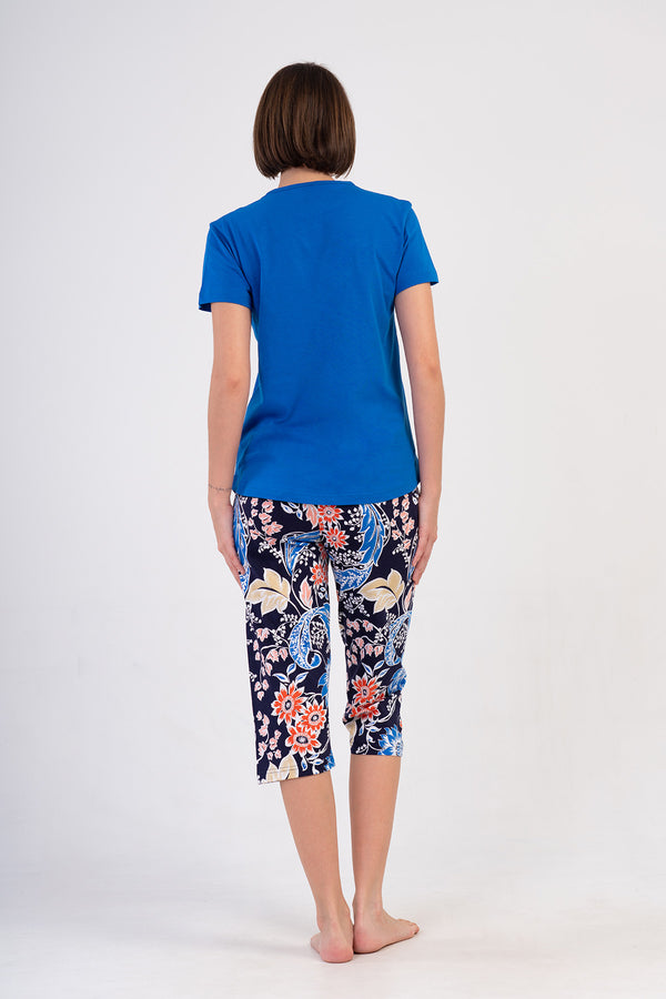 Woman Supreme Zila Short Sleeve Capri Set