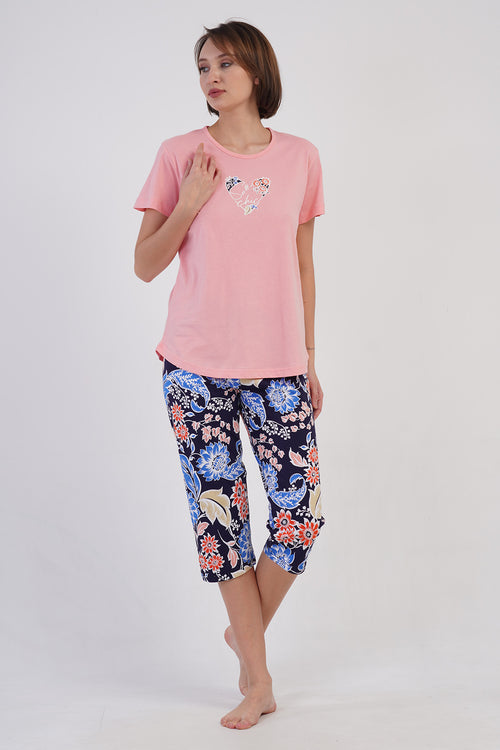 Woman Supreme Zila Short Sleeve Capri Set