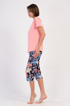 Woman Supreme Zila Short Sleeve Capri Set