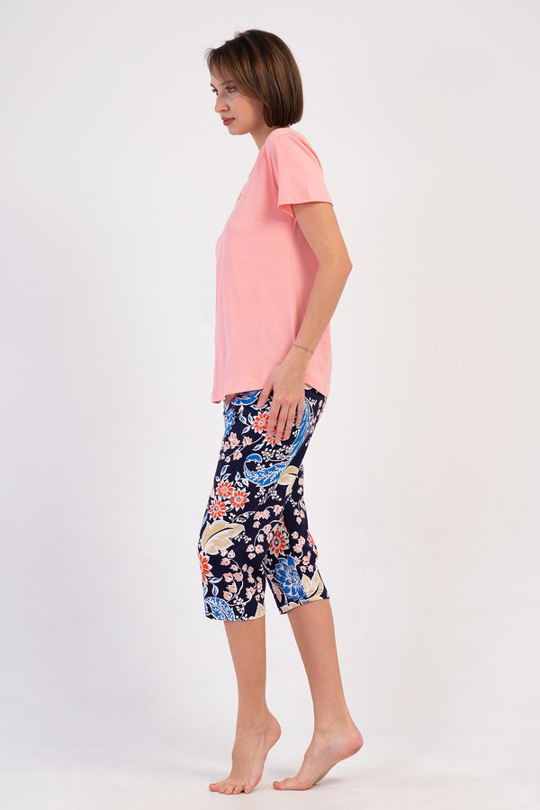 Woman Supreme Zila Short Sleeve Capri Set