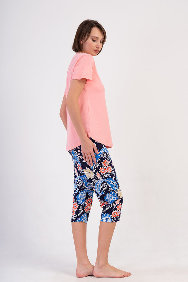 Woman Supreme Zila Short Sleeve Capri Set