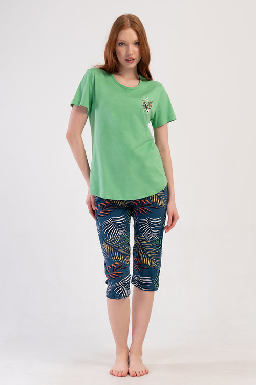 KADIN XXL KAPRI TAKIM SUPREM 409227 - Vienetta1.GrupYESIL