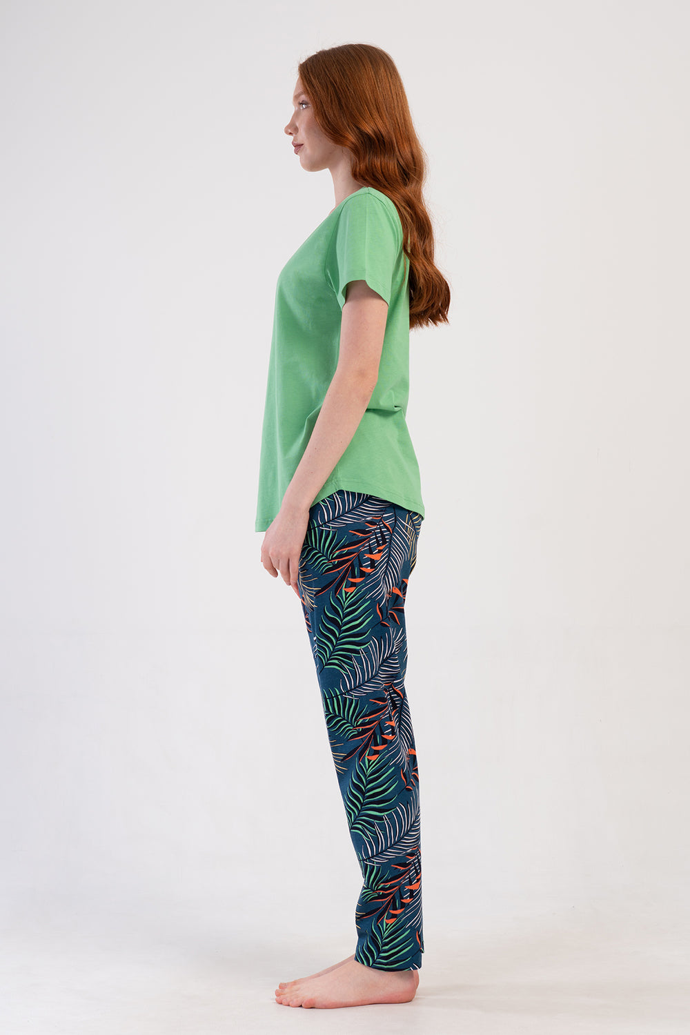 KADIN XXL PIJAMA TAKIM SUPREM 409230 - Vienetta1.GrupYESIL