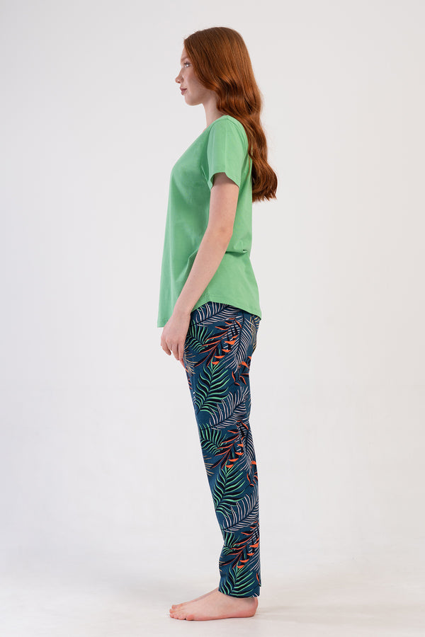 KADIN XXL PIJAMA TAKIM SUPREM 409230 - Vienetta1.GrupYESIL