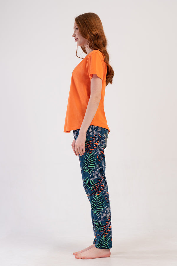 KADIN XXL PIJAMA TAKIM SUPREM 409230 - Vienetta1.GrupYESIL