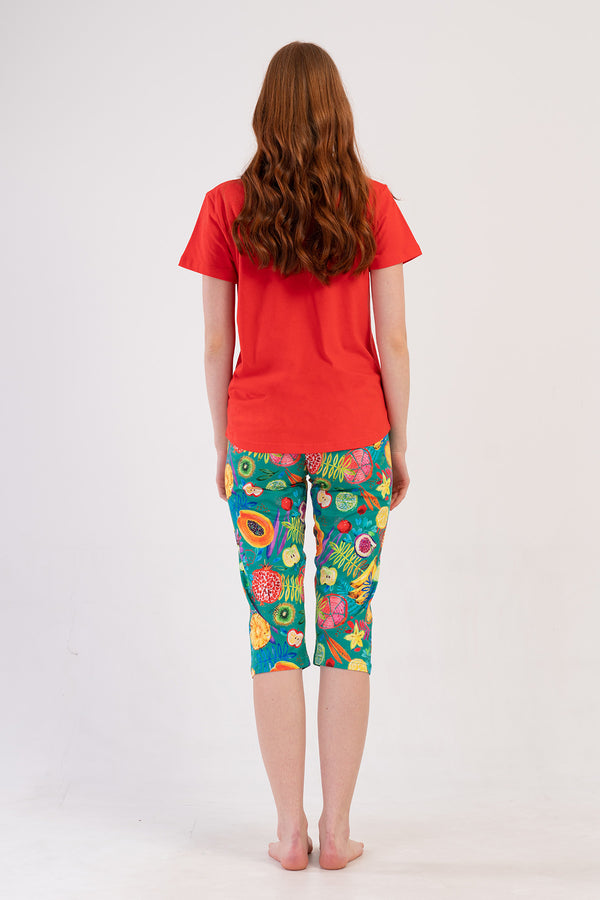 Woman Supreme Mandalin Capri Set