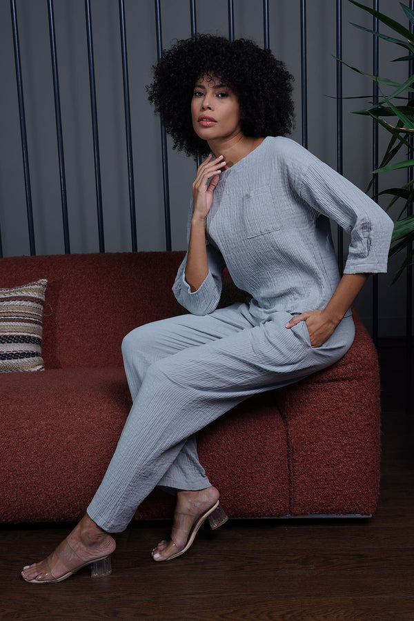 KADIN PANTOLON TAKIM VIENETTA PLUS 409247 - VienettaGRIS