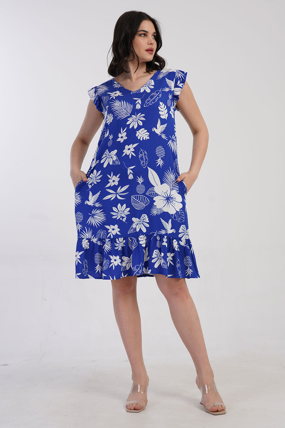 KADIN ELBISE VIENETTA PLUS 409270 - Vienetta1.GrupSAX