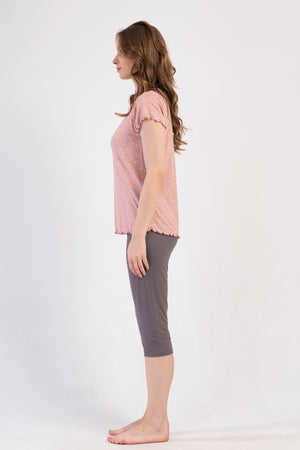 KADIN KAPRI TAKIM VIENETTA VISCOSE 409283 - VienettaAÇIK PEMBES