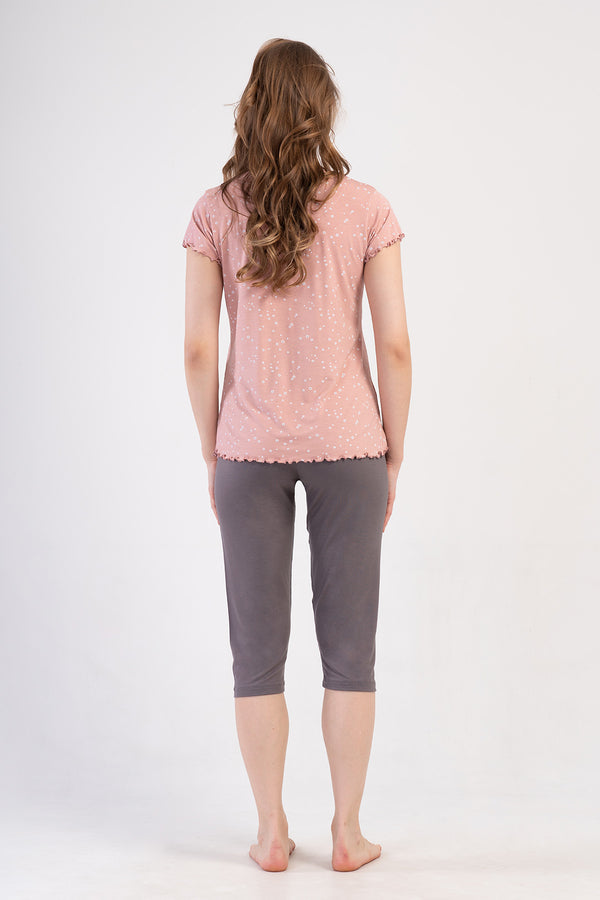 KADIN KAPRI TAKIM VIENETTA VISCOSE 409283 - VienettaAÇIK PEMBES