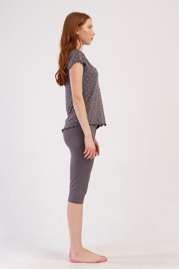 KADIN XXL KAPRI TAKIM VIENETTA VISCOSE 409289 - VienettaFUME2XL