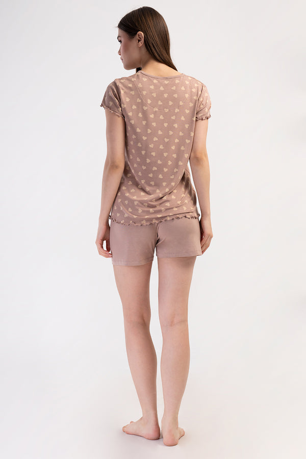 Woman Viscon Big Size Nova Short Set