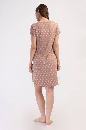 KADIN XXL TUNIK VIENETTA VISCOSE 409298 - Vienetta1.GrupTOZPEMBE001