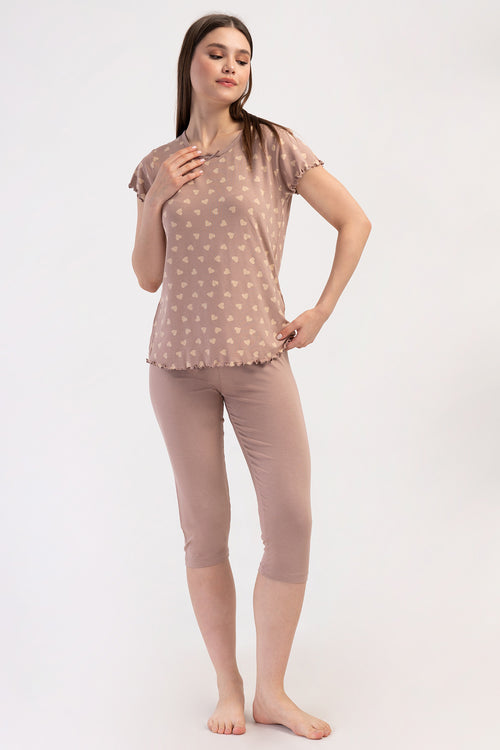 KADIN KAPRI TAKIM VIENETTA VISCOSE 409301 - Vienetta1.GrupTOZPEMBE001