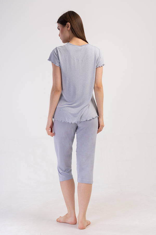 Woman Viscon Sandy Capri Set