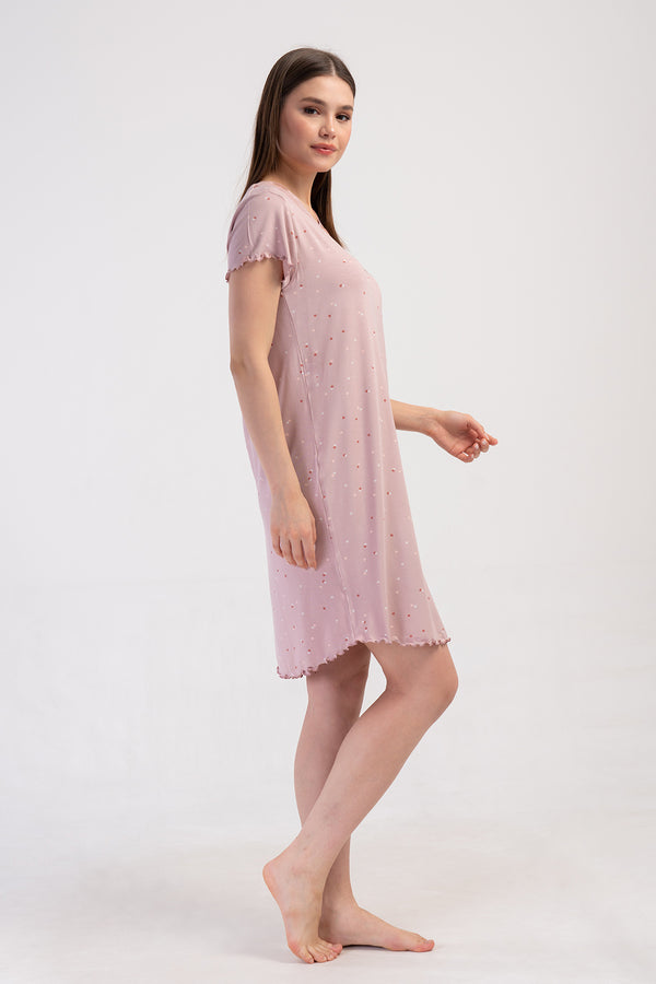 Woman Viscon Big Size Short Sleeve Wanna Tunic
