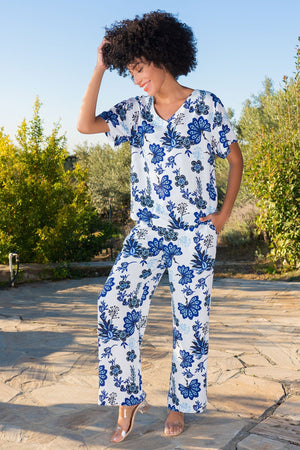 KADIN PANTOLON TAKIM VIENETTA PLUS 410006 - VienettaKIRIK BEYAZM