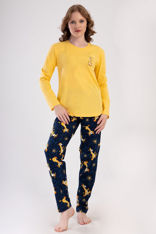 KADIN PIJAMA TAKIM SUPREM 410011 - Vienetta1.GrupSARI