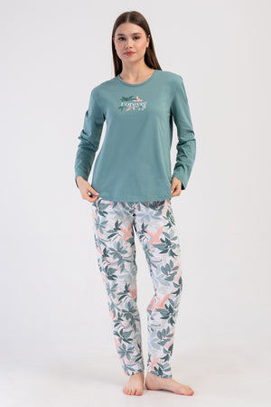 KADIN XXL PIJAMA TAKIM SUPREM 410012 - Vienetta1.GrupPETROL