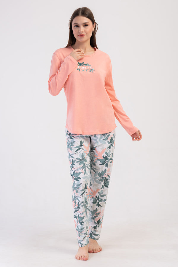 KADIN XXL PIJAMA TAKIM SUPREM 410012 - Vienetta1.GrupCOTTONPINK