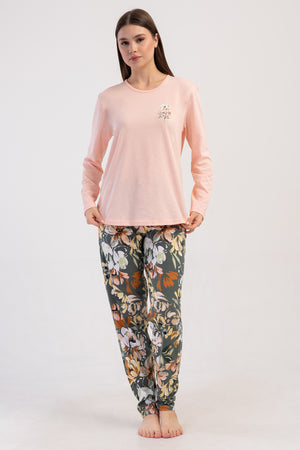 KADIN XXL PIJAMA TAKIM SUPREM 410014 - Vienetta1.GrupPEMBE