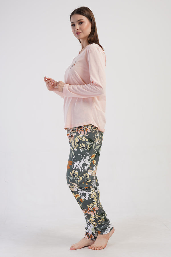 KADIN XXL PIJAMA TAKIM SUPREM 410014 - Vienetta1.GrupPEMBE