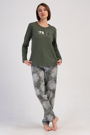 KADIN PIJAMA TAKIM SUPREM 410020 - VienettaMEADOWL